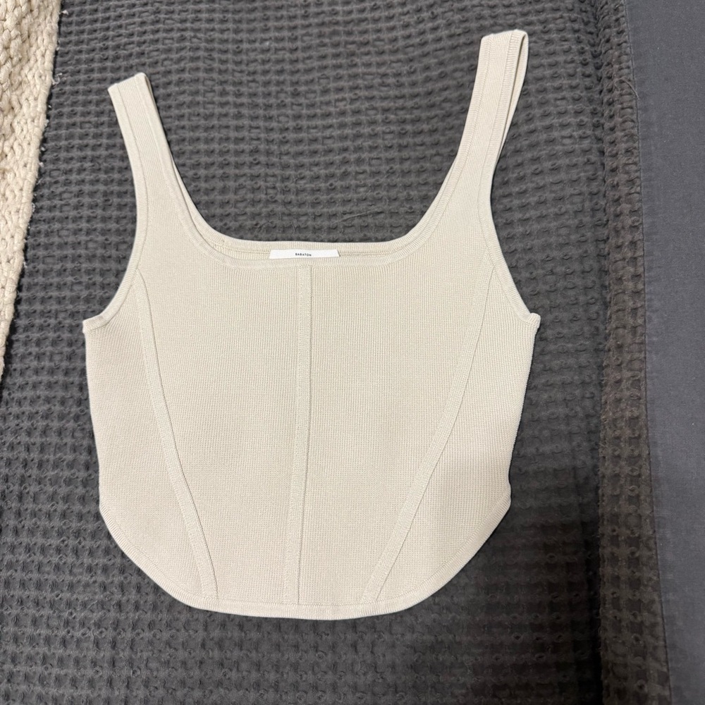 Aritzia Babaton Sculpt Knit Corset Tank